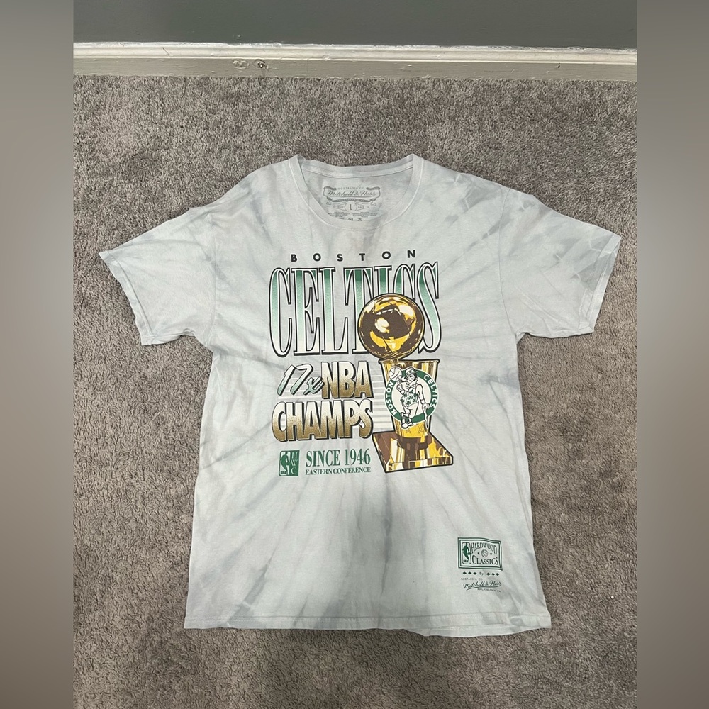 MITCHELL AND NESS CELTICS CHAMPIONSHIP TEE